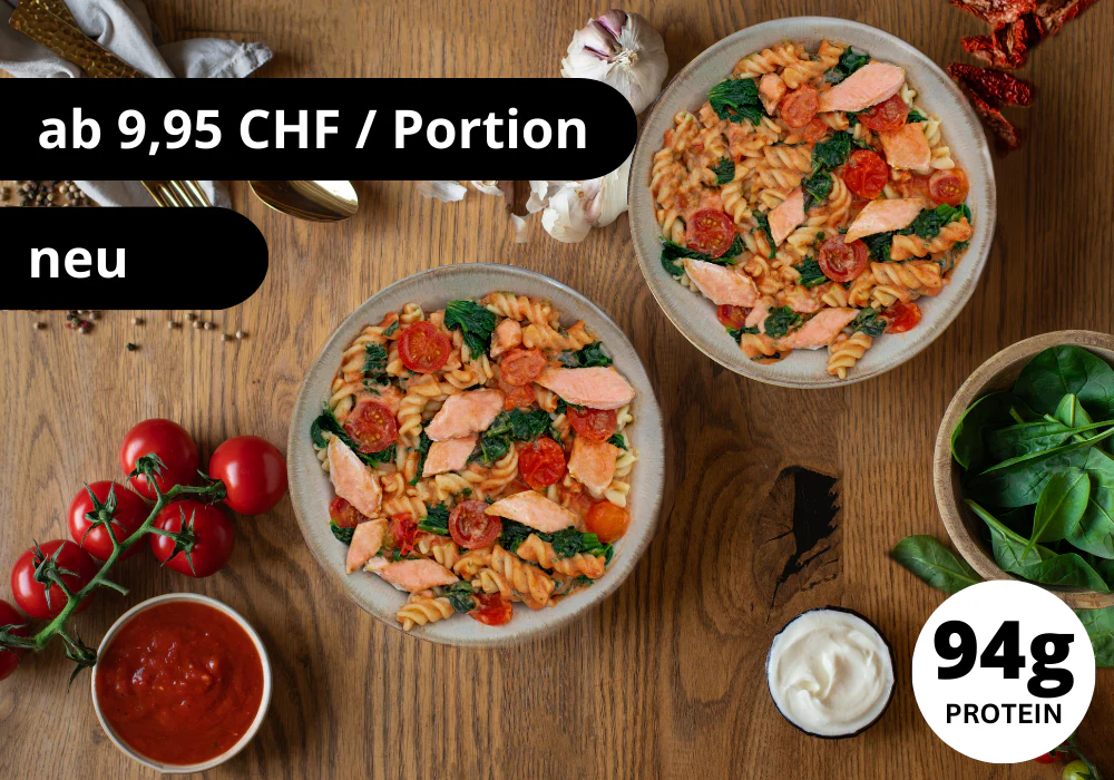 CH: Protein Pasta al Salmone (XL, 2 Portionen)