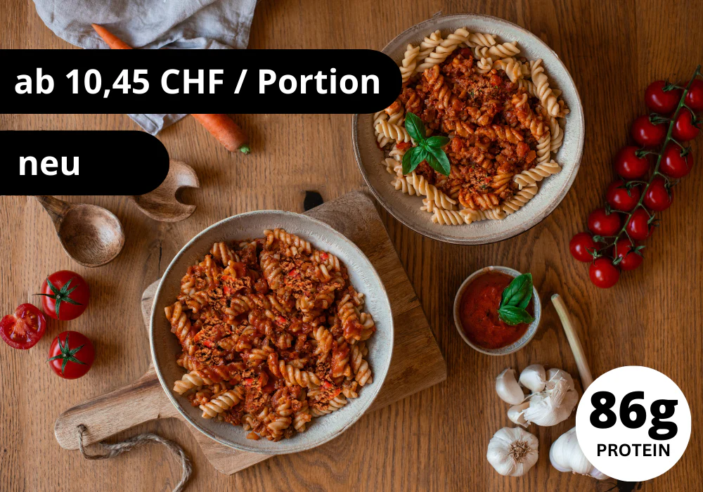 CH: Protein Pasta Bolognese (XL, 2 Portionen)