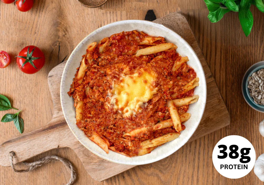 CH: Protein Penne mit Veggie Bolognese